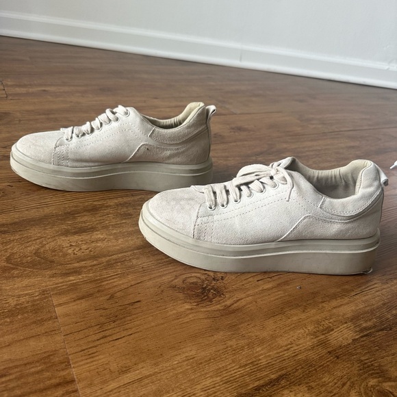 Zara Tan suede platform sneaker - Picture 5 of 5